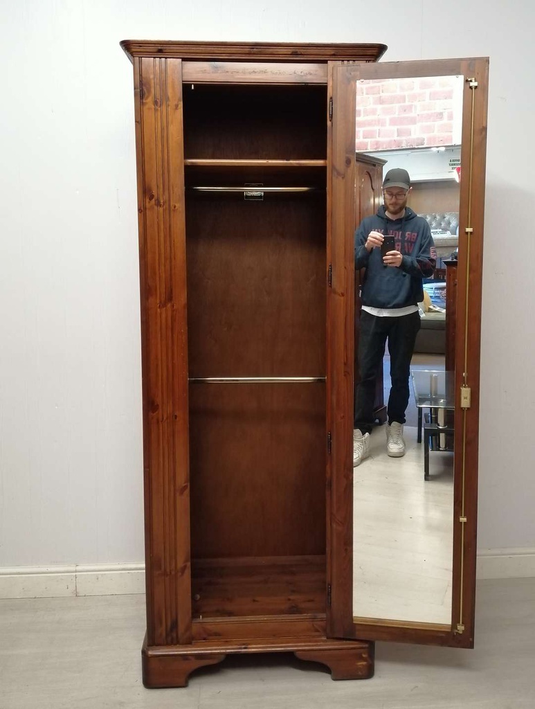 DUCAL Pine Single Wardrobe