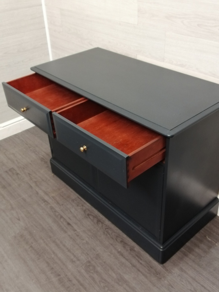 neat stag painted sideboard