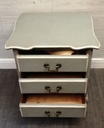 French style classic painted bedside