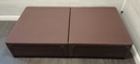 3ft6" brown toned Two Drawer Divan Base