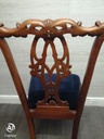 Set of six chippendale mahogny ball &amp; claw feet style chairs