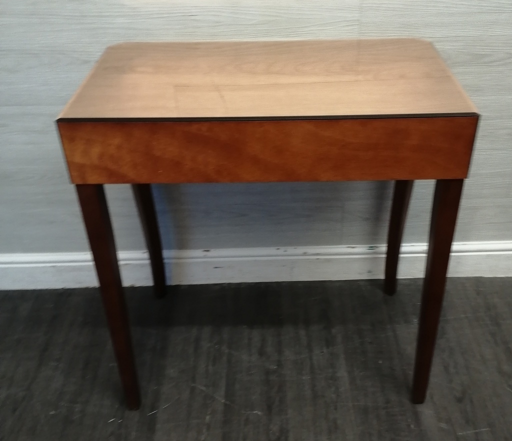 Bronzed Mirrored Two Drawer Console /DressingTable