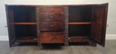 Great dark wood triple sideboard