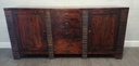 Great dark wood triple sideboard