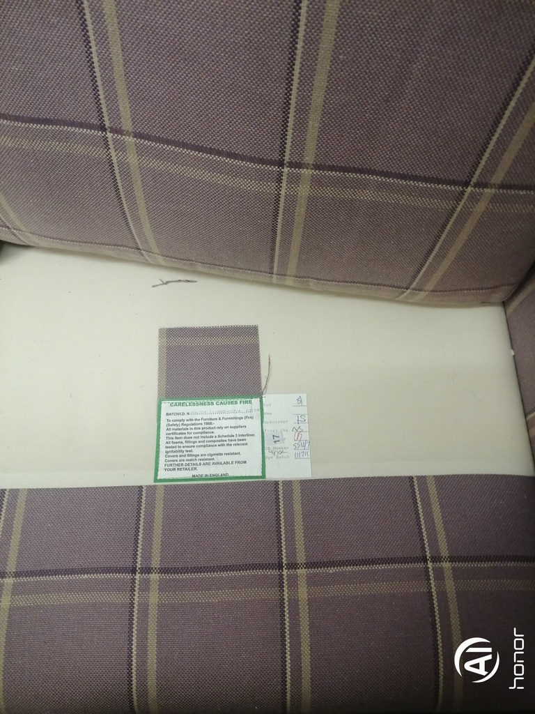 Lovely laura ashley neat check sofa