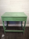 CREAM &amp; GREEN PAINTED DRESSING DESK
