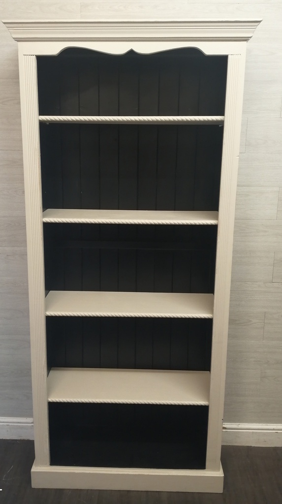 PAINTED PINE SHABBY CHIC BOOKCASE