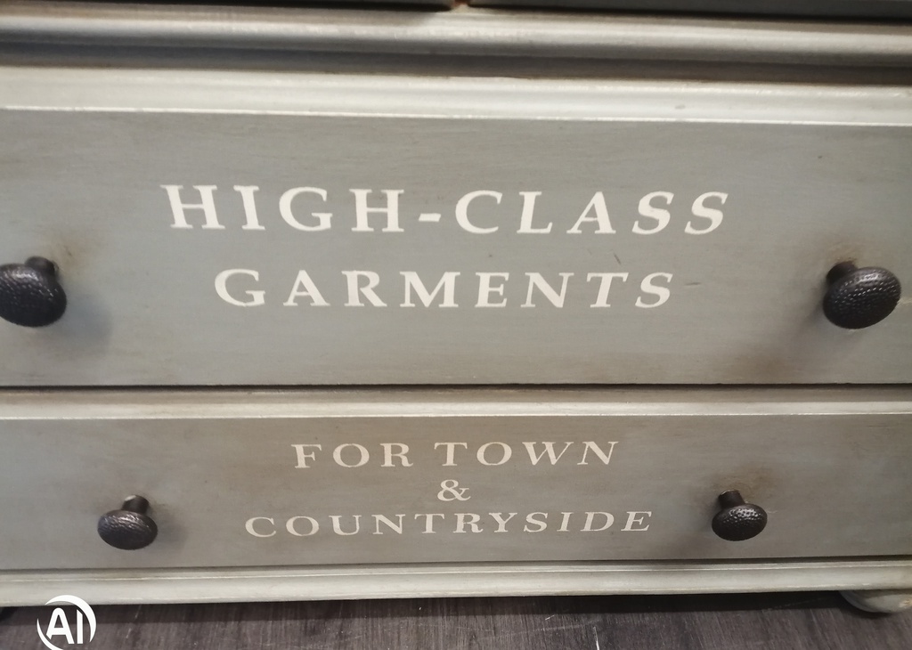 Lovely painted pine wardrobe