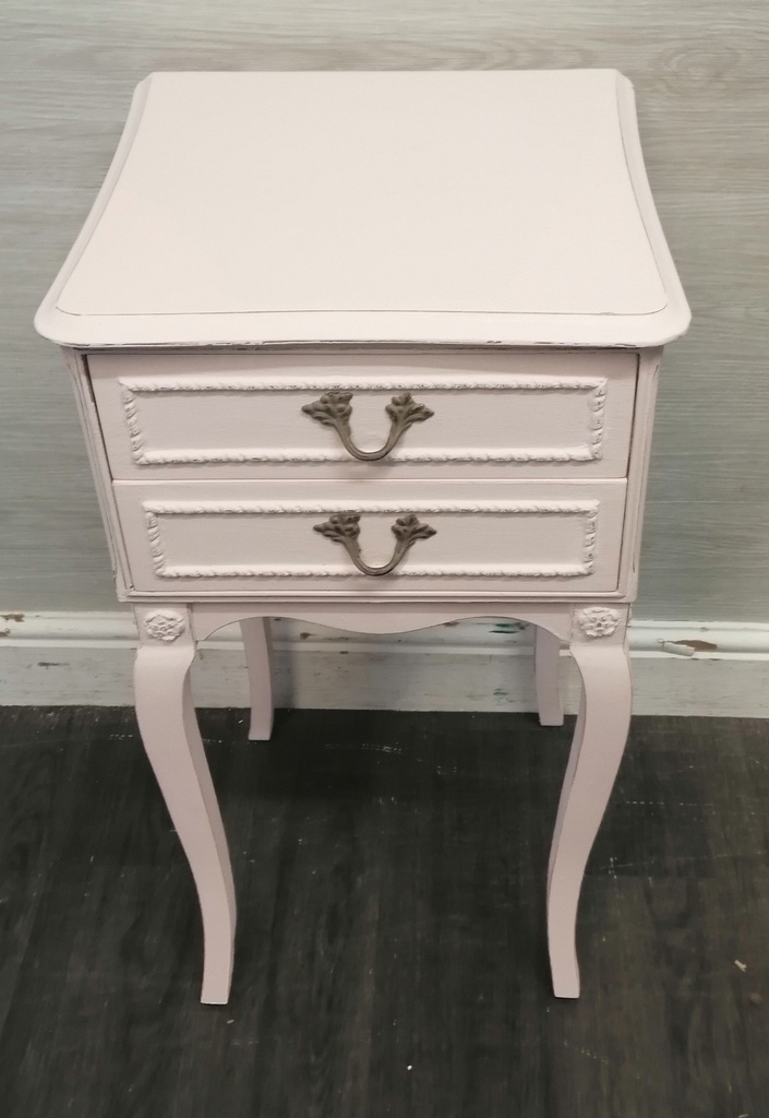 Pink Marie Antoinette Style Bedside Table
