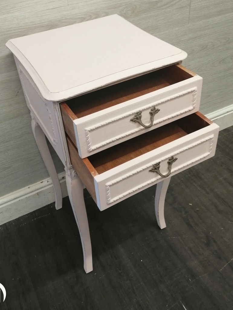 Pink Marie Antoinette Style Bedside Table