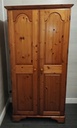 DUCAL Pine Double Wardrobe with Drawer