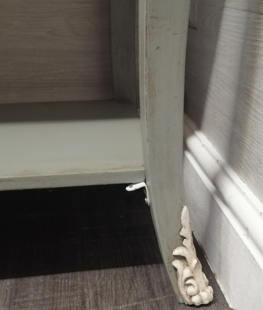 french style Painted open shelf dresser