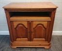 Quality  pine swivel top tv stand
