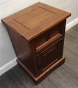 Single large mexican pine bedside