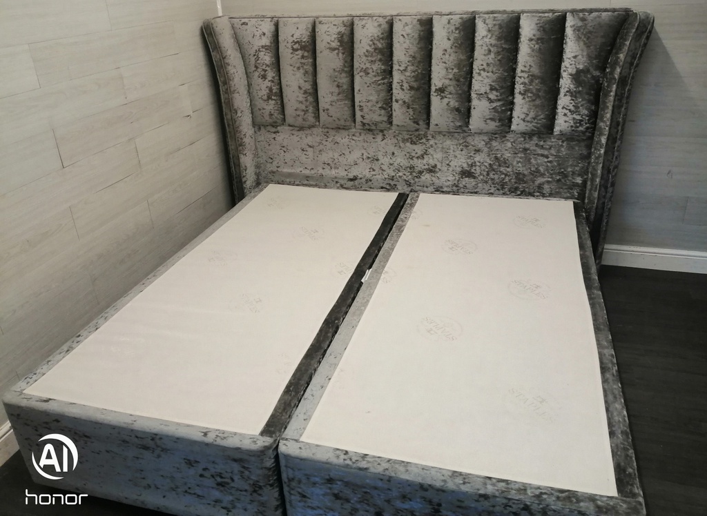 6FT SUPERKING DIVAN BASE &amp; HEADBOARD SET