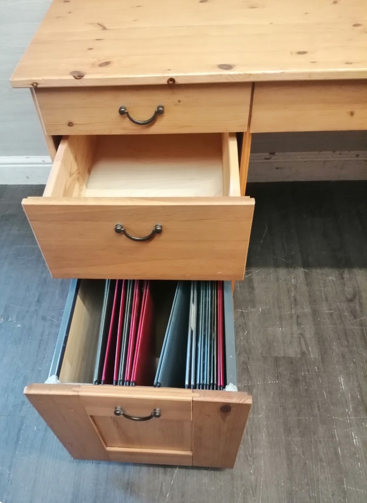 GOOD SIZE IKEA PINE DESK