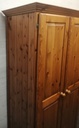 2 Door Solid Pine Wardrobe