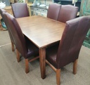 Multiyork extending dining table &amp; six chairs