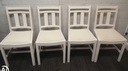 Shabby Chic Off White Table &amp; Four Chairs