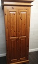 SOLID PINE DOUBLE WARDROBE