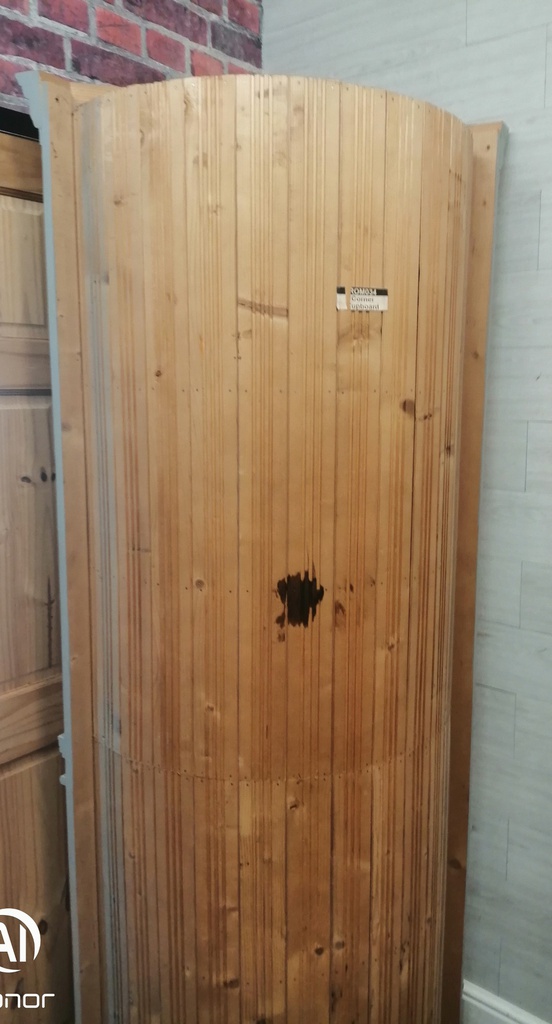 Quality Painted Solid Pine Barrell Back Corner Unit
