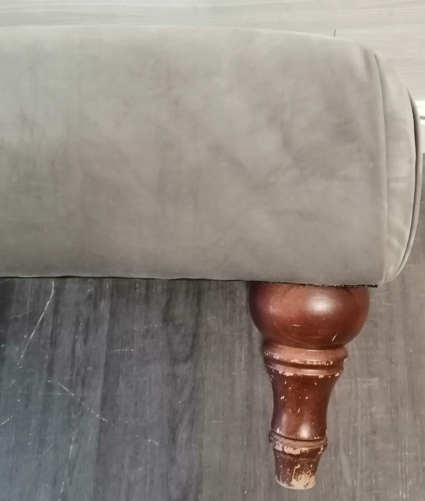 Lovely  grey coffee table footstool