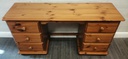 Pine Six Drawer Dressing Table / Desk