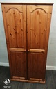 SOLID PINE DOUBLE WARDROBE