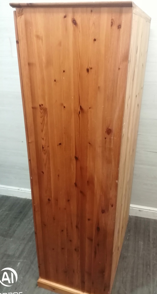 SOLID PINE DOUBLE WARDROBE