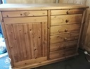 QUALITY DANISH PINE SIDEBOARD UNIT