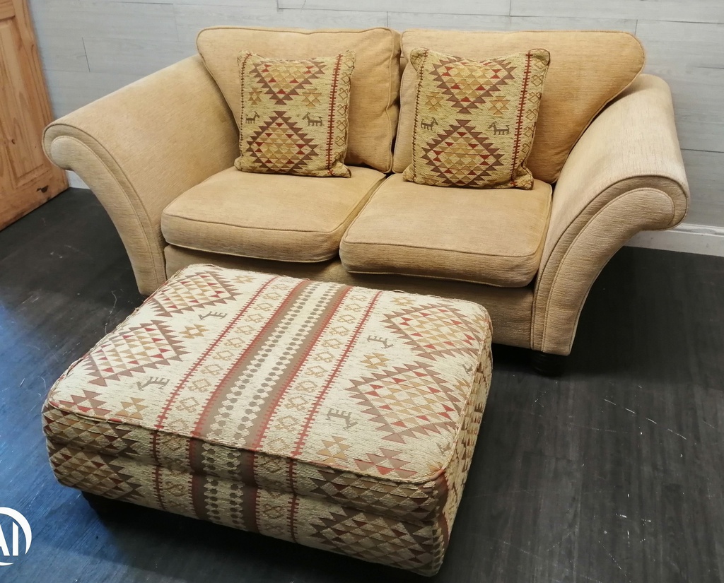 BARGAIN Sofa  &amp; Footstool Set