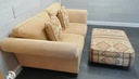 BARGAIN Sofa  &amp; Footstool Set