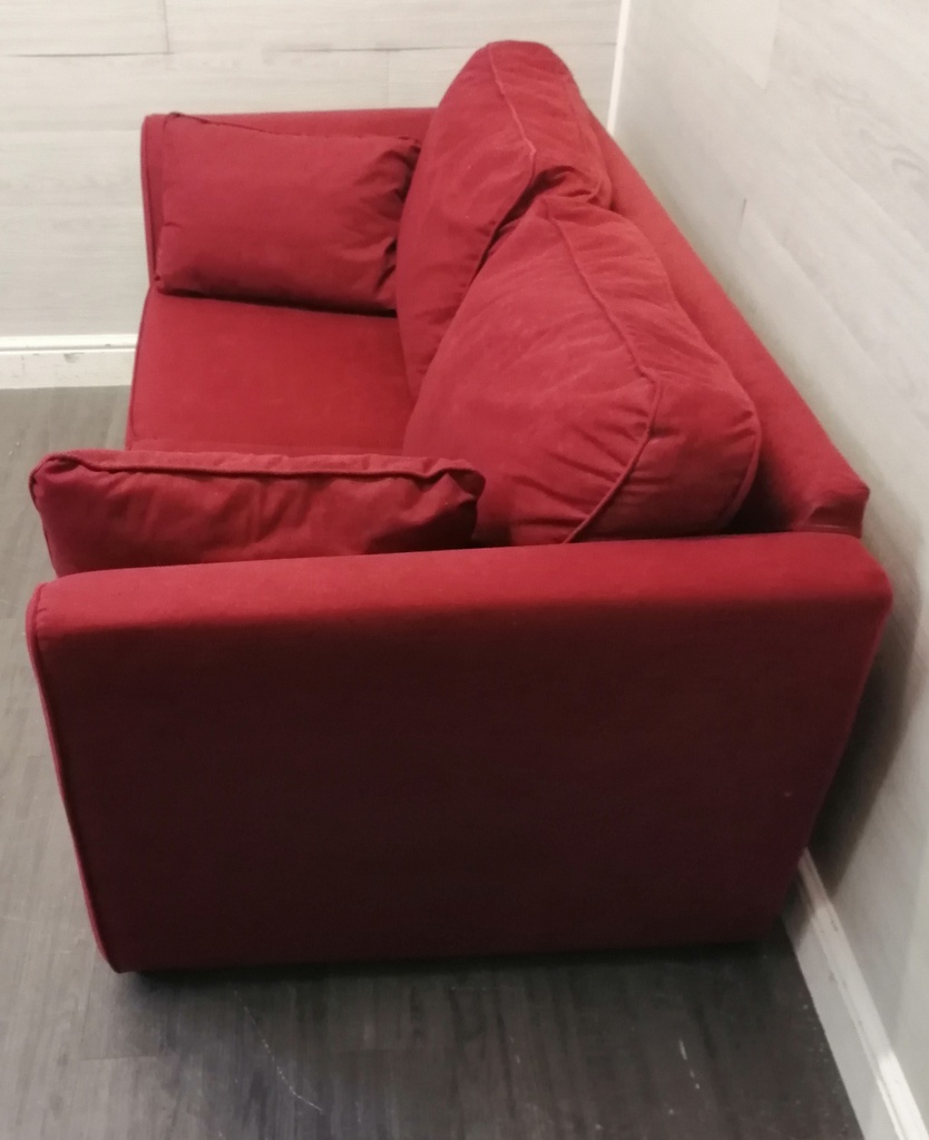 Neat Red Toned Sofa Bed