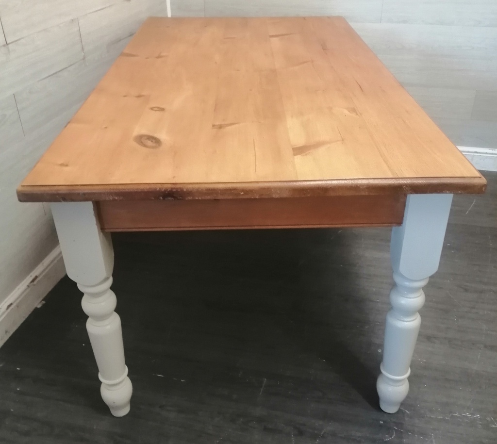 6FT SOILD PINE SHABBY CHIC DINING TABLE