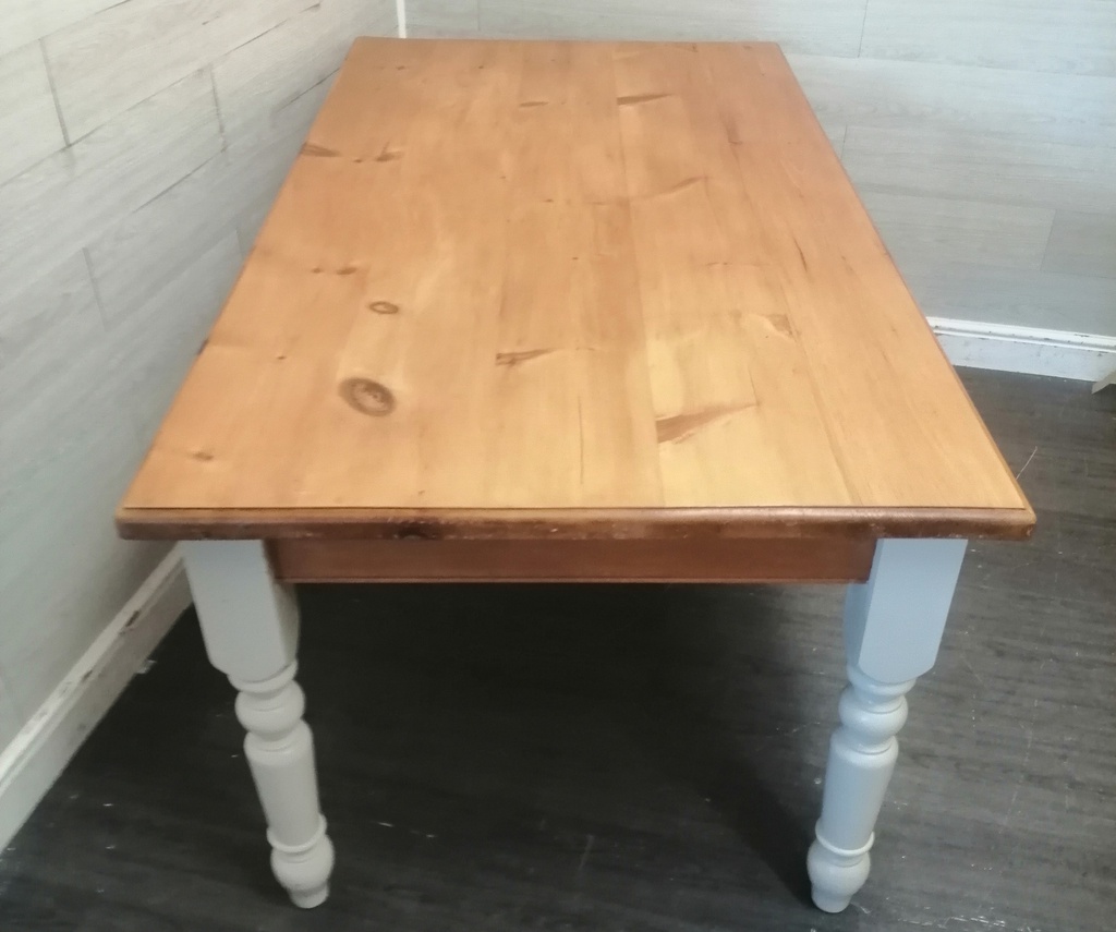 6FT SOILD PINE SHABBY CHIC DINING TABLE