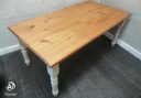 6FT SOILD PINE SHABBY CHIC DINING TABLE