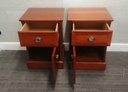 PAIR OF QUALITY OLQMPUS BEDSIDE CHESTS