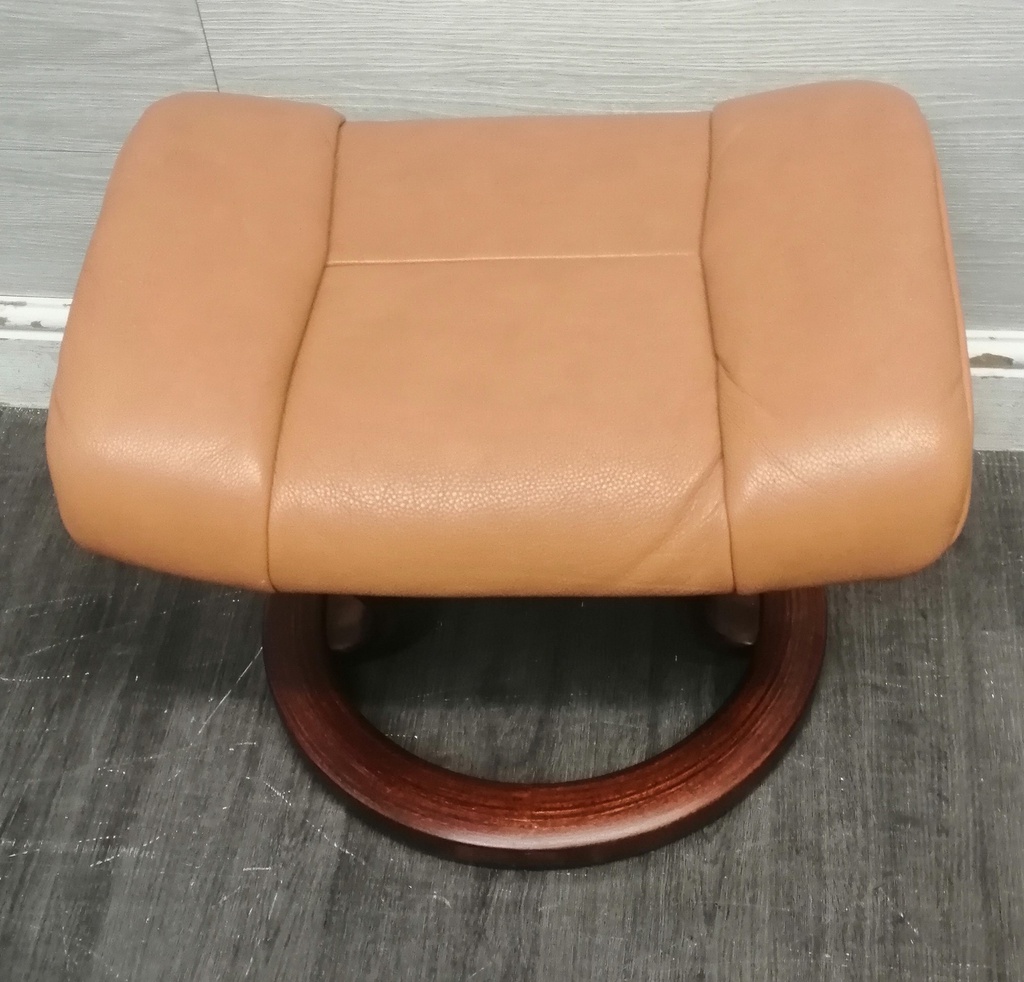 STRESSLESS  Leather Recliner Chair with Footstool