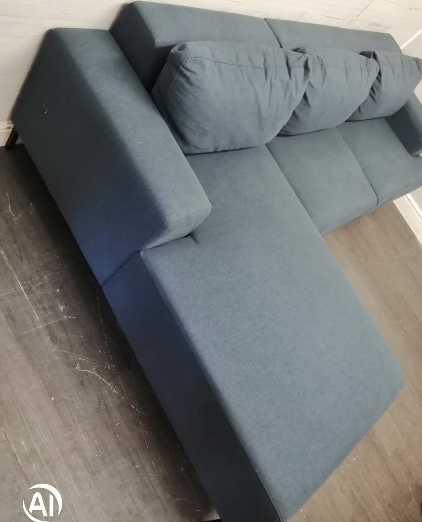BLUE L SHAPE SOFA FROM MADE.COM