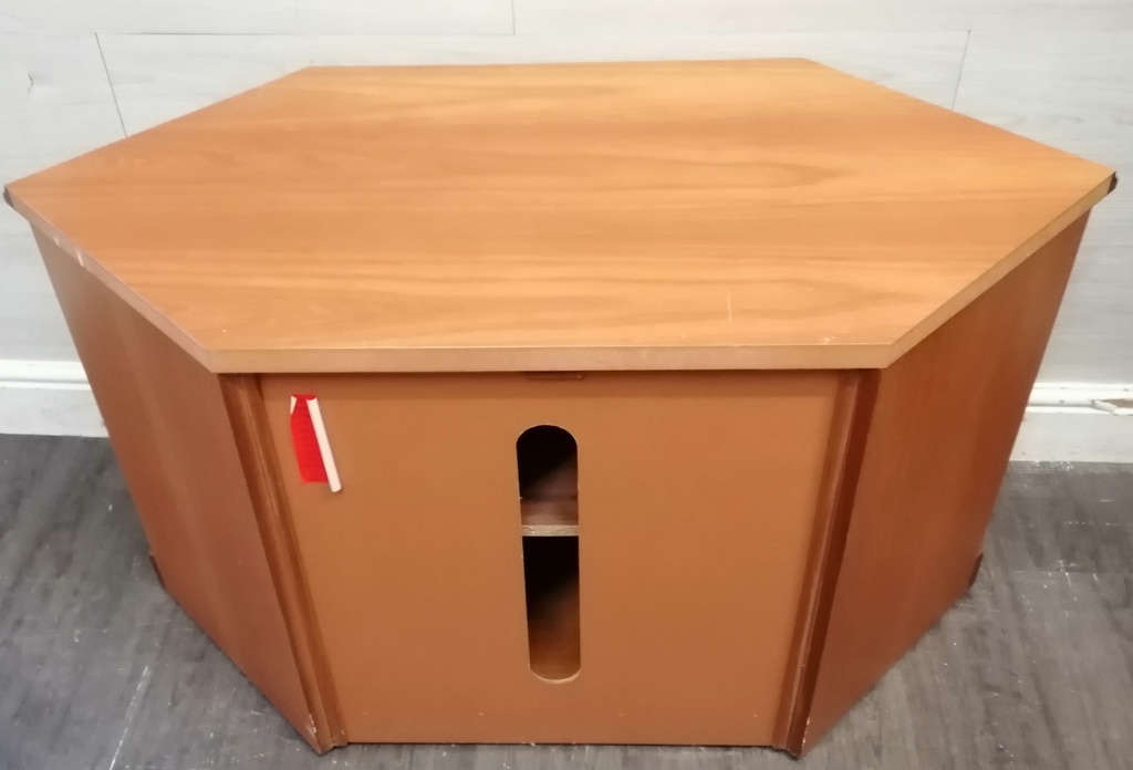 TEAK STYLE CORNER TV UNIT