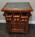 Quality Mexican Pine Kitchen Island with GraniteTop