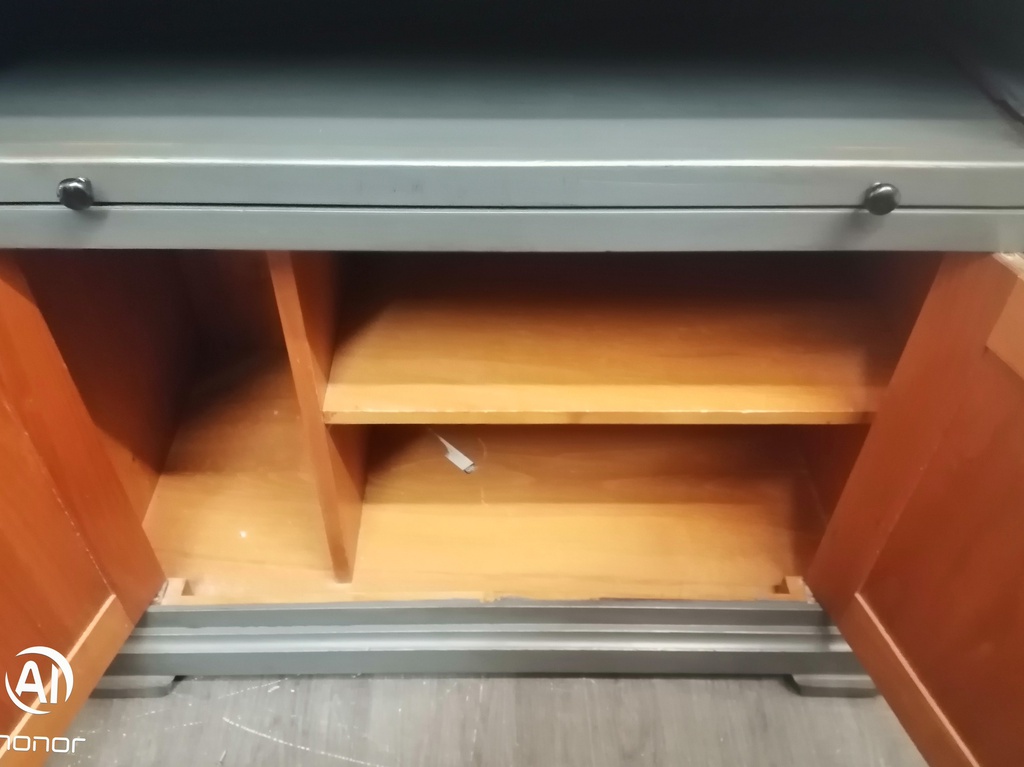 LOVELY GREY PAINTED TV STANDS