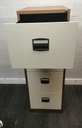 FOUR DRAWER METAL OFFICE FILE UNIT