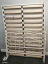 4ft 6" DOUBLE METAL CREAM BED FRAME