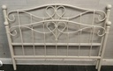 4ft 6" DOUBLE METAL CREAM BED FRAME
