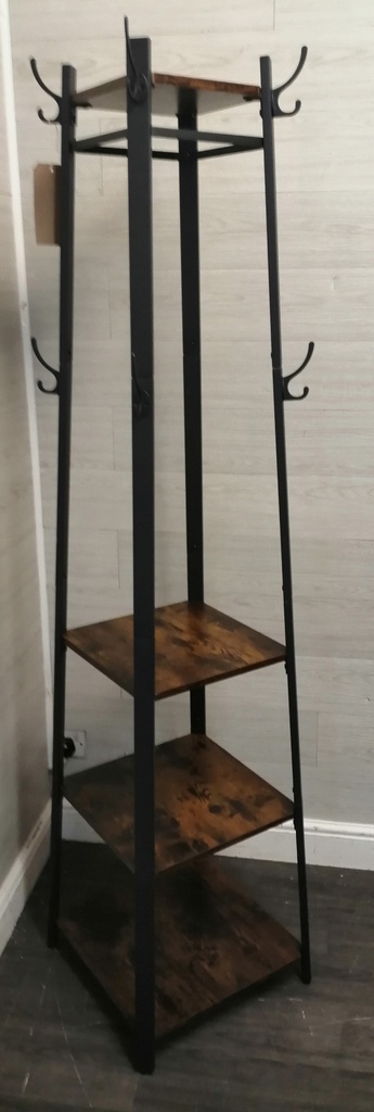 MODERN HAT COAT AND SHOE STAND