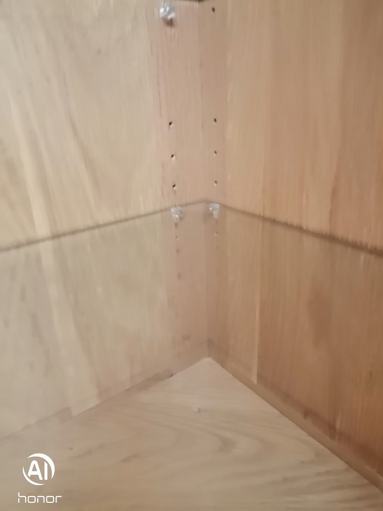 Part Glazed Oak Corner Unit