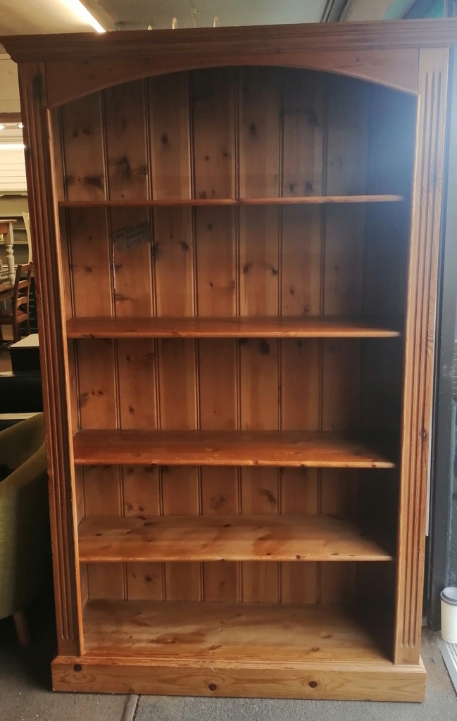 LARGE SOLID PINE BOOKCASE