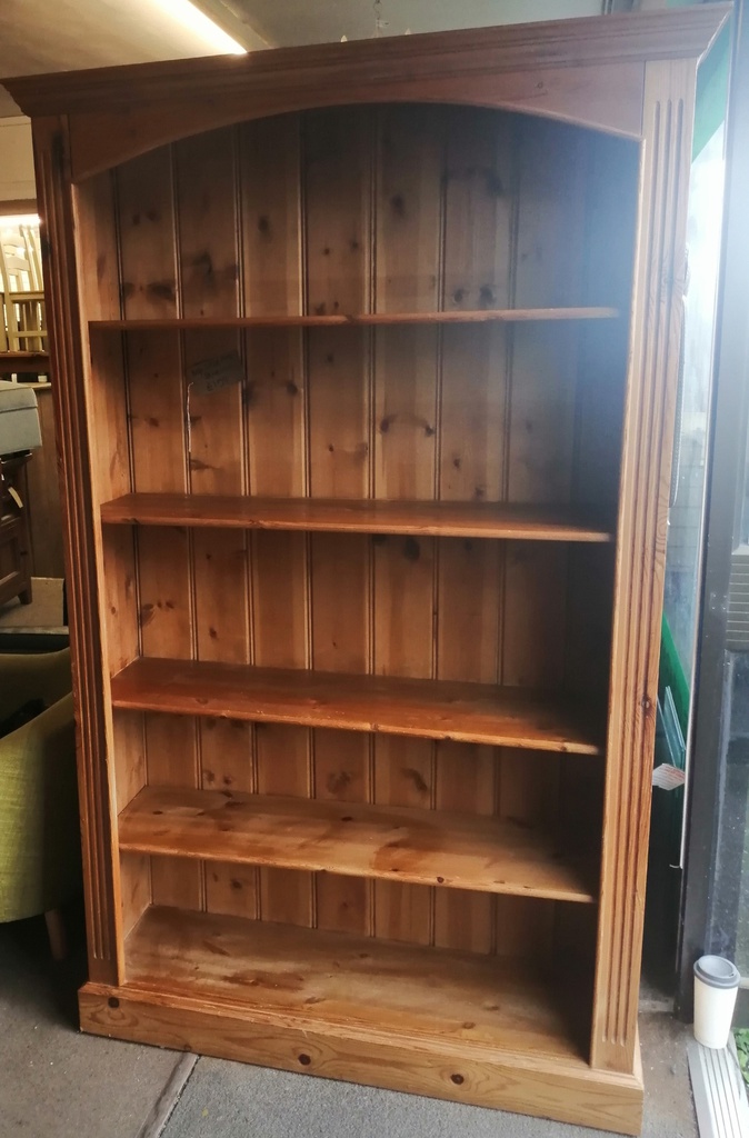 LARGE SOLID PINE BOOKCASE