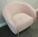 Lovely Pink Style Tub Chair